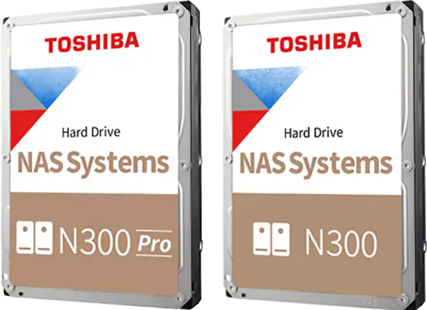 东芝N300和N300 PRO NAS内部硬盘