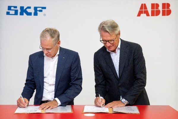 斯凯孚（SKF）与ABB签署谅解备忘录，加大在工业自动化领域的合作