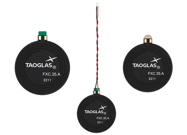 Taoglas fxc35圆形形状系数柔性近场通信(NFC)天线