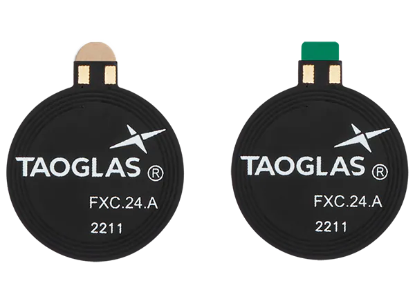 Taoglas fxc24圆形形状系数柔性近场通信(NFC)天线