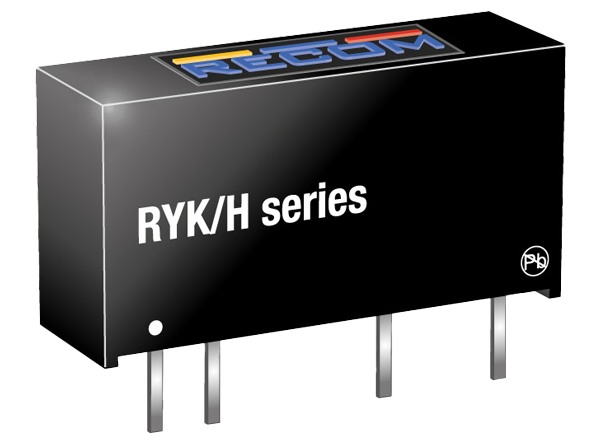 RECOM Power RYK 1W单输出DC/DC转换器
