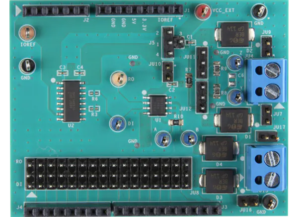 Analog Devices的MAX33048E屏蔽评估套件
