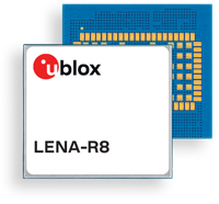 u-blox的LENA-R8系列蜂窝LTE Cat 1bis模块