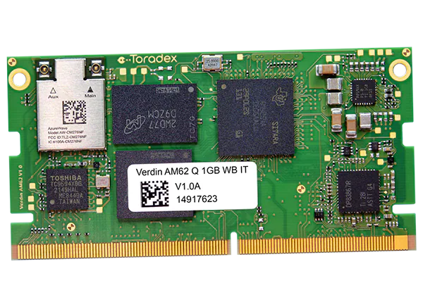 Toradex Verdin AM62模块系统(som)