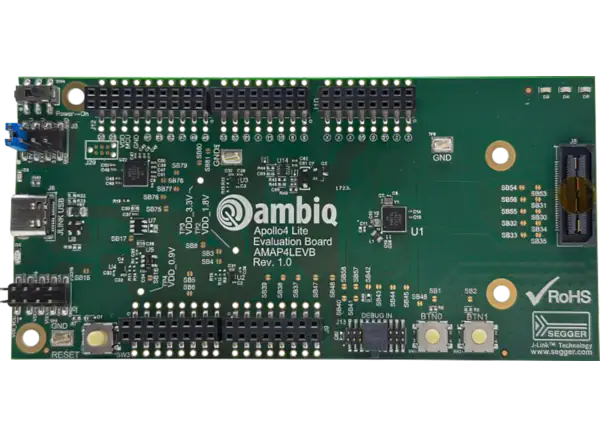 Ambiq Apollo4 Lite评估板