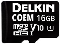 Delkin Devices的受控BOM microSD卡